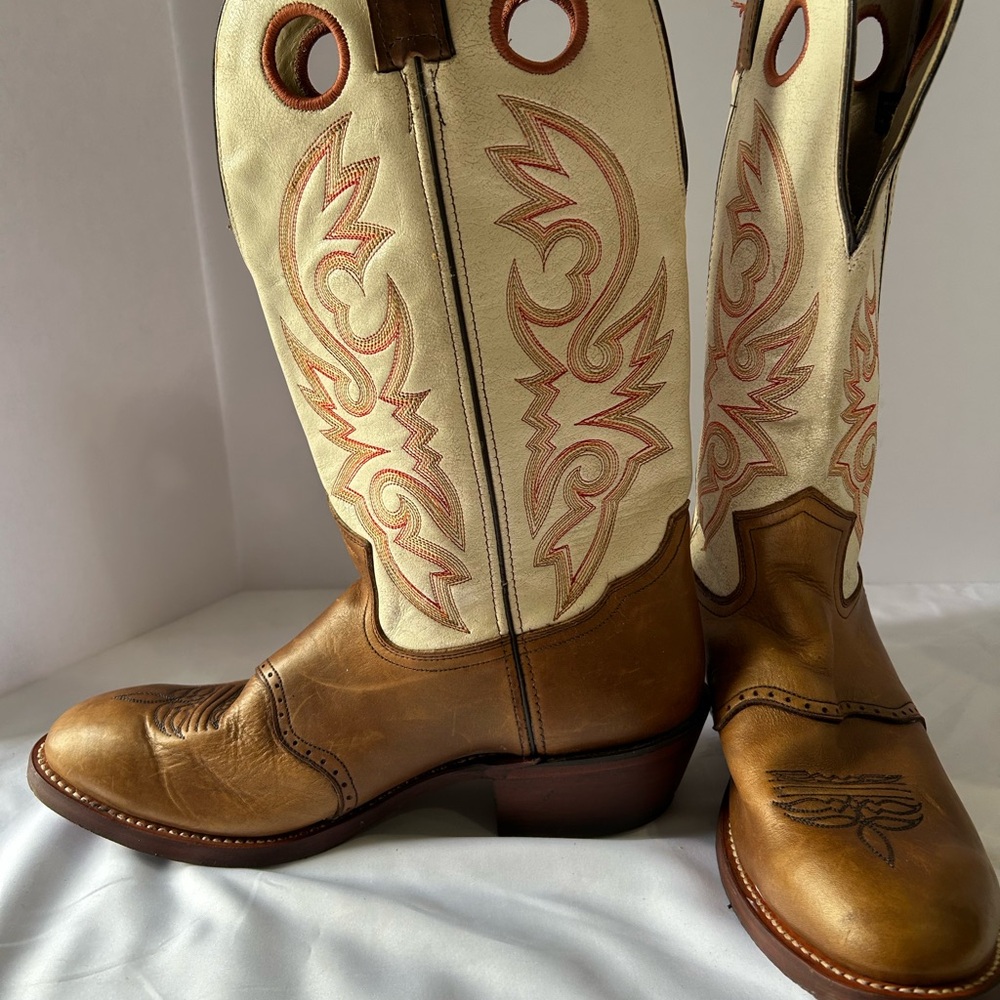 Double H Men’s Leather Western Boots . Made in Mexico Size 12 - Picture 2 of 10